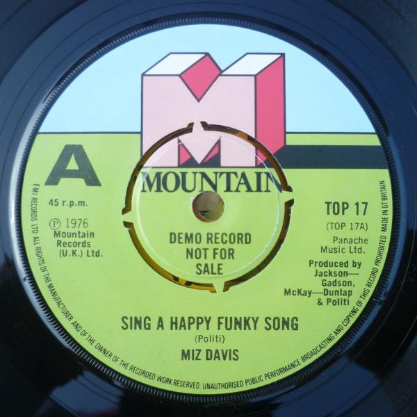 Miz Davis - Sing A Happy Funky Song
