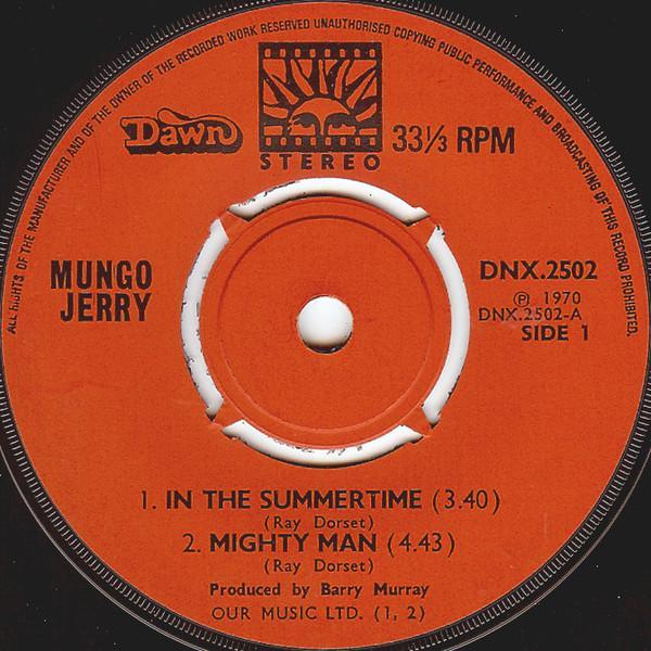 Mungo Jerry - In The Summertime