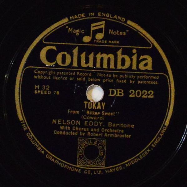 Nelson Eddy - Tokay / I'll See You Again