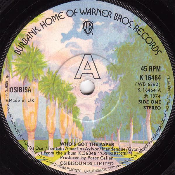 Osibisa - Who's Got The Paper