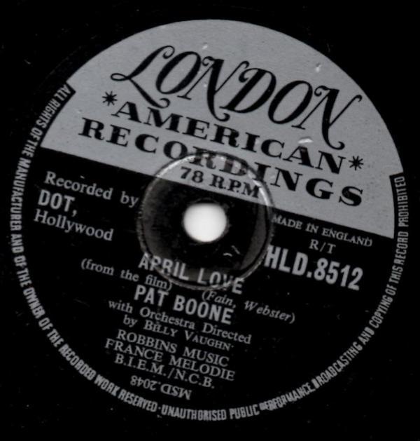 Pat Boone - April Love