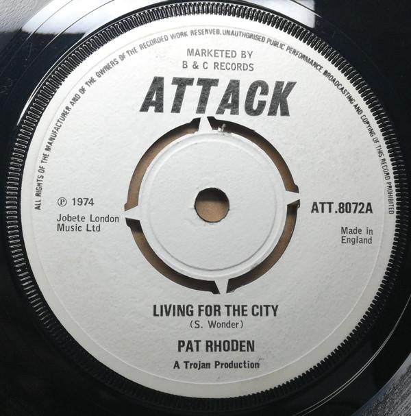 Pat Rhoden - Living For The City