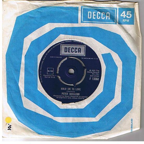 Peter Skellern - Hold On To Love / Too Much, I'm In Love