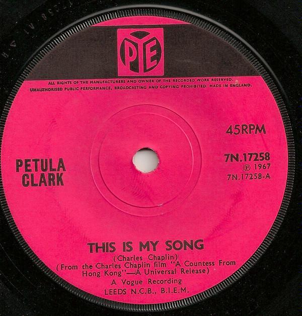 Petula Clark - This Is My Song