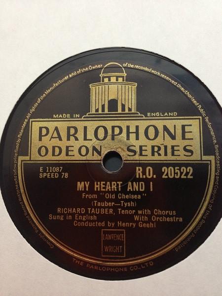 Richard Tauber - My Heart And I / Dearly Beloved