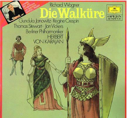 Richard Wagner, Gundula Janowitz, Régine Crespin, Thomas Stewart (2), Jon Vickers, Berliner Philharmoniker, Herbert von Karajan - Die Walküre