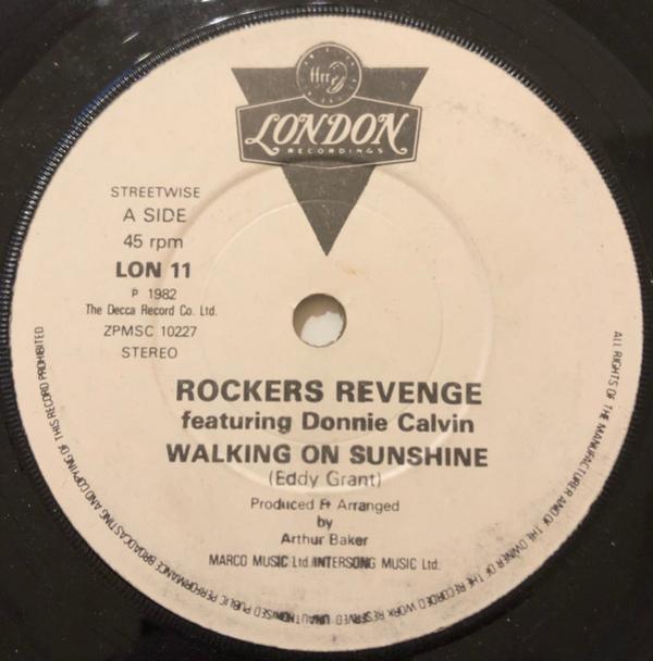Rockers Revenge, Donnie Calvin - Walking On Sunshine