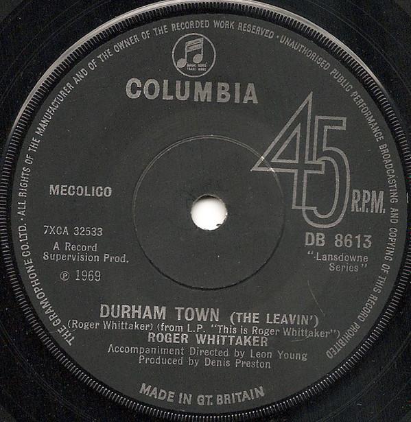 Roger Whittaker - Durham Town