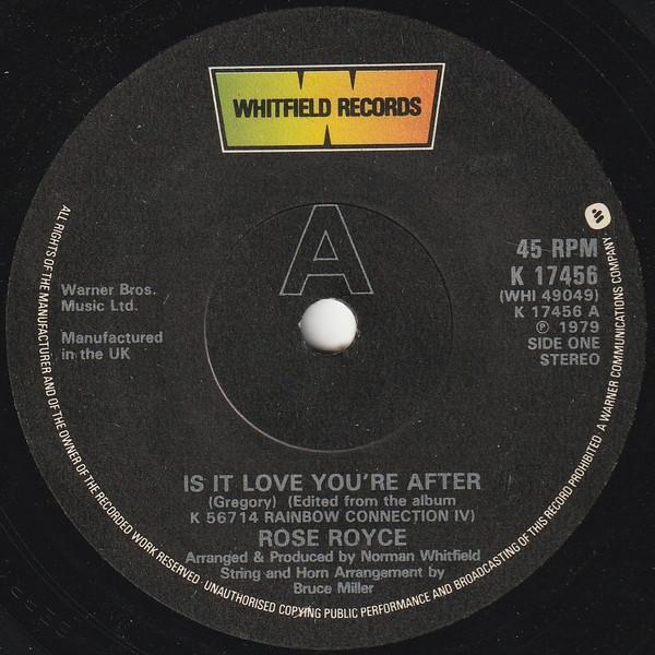 Rose Royce - Is It Love You're After