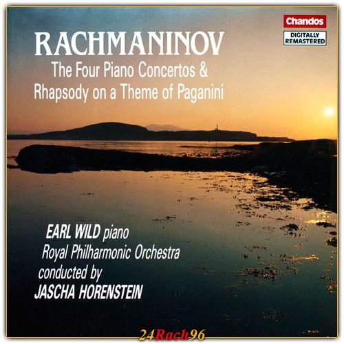 Sergei Vasilyevich Rachmaninoff, Earl Wild, The Royal Philharmonic Orchestra, Jascha Horenstein - The Four Piano Concertos & Rhapsody On A Theme Of Paganini