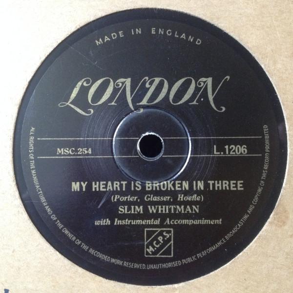 Slim Whitman - My Heart Is Broken In Three / Cold Empty Arms