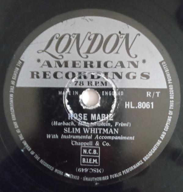 Slim Whitman - Rose Marie / We Stood At The Altar
