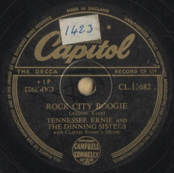Tennessee Ernie Ford, The Dinning Sisters - Rock City Boogie / Streamlined Cannon Ball