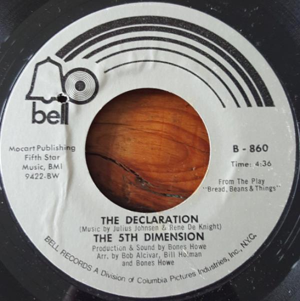 The Fifth Dimension - The Declaration / Medley: A Change Is Gonna Come & People Gotta Be Free