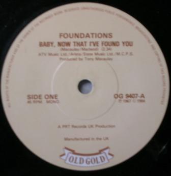 The Foundations - Baby, Now That I've Found You