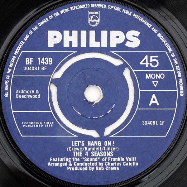 The Four Seasons, Frankie Valli - Let's Hang On !