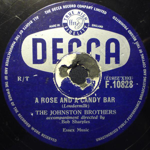 The Johnston Brothers - A Rose And A Candy Bar / Give Her My Love (When You See Her)