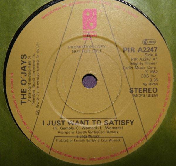 The O'Jays - I Just Want To Satisfy