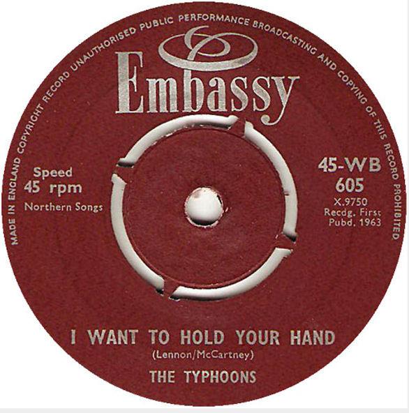 The Typhoons, Bud Ashton And His Group - I Want To Hold Your Hand / Geronimo