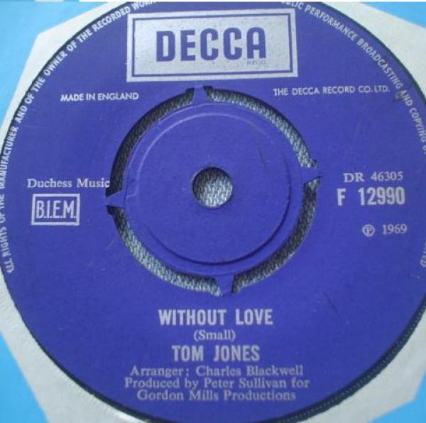 Tom Jones - Without Love / A Man Who Knows Too Much