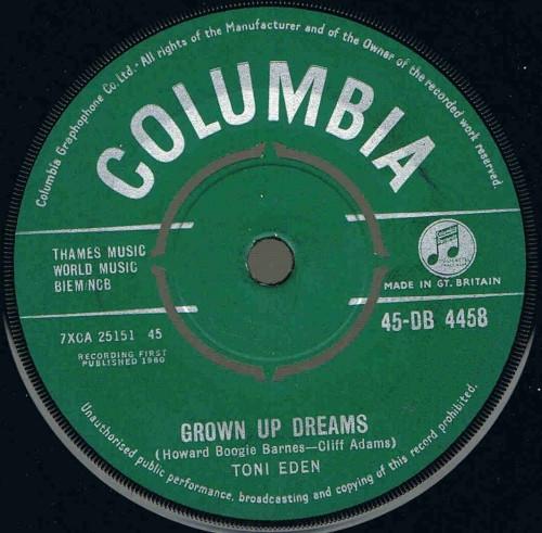 Toni Eden - Grown Up Dreams