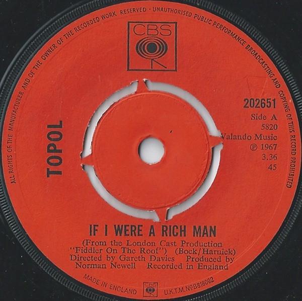 Topol - If I Were A Rich Man