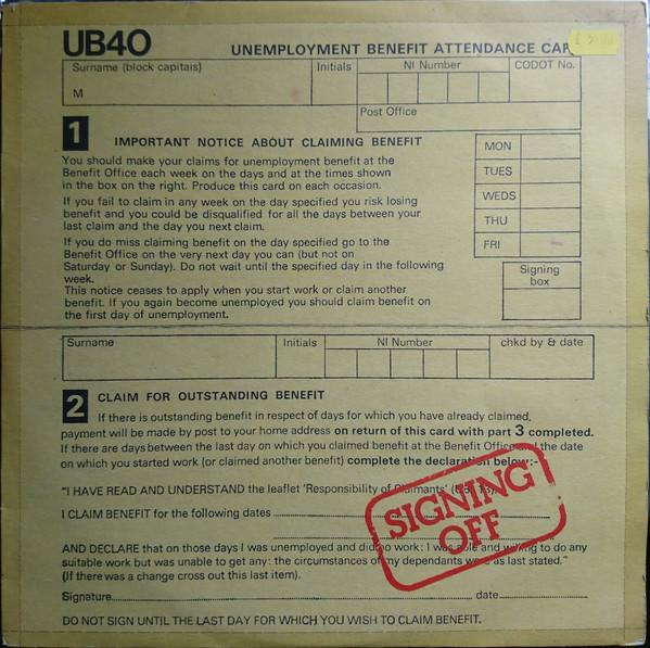 UB40 - Signing Off