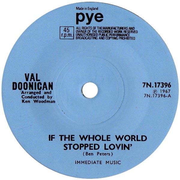 Val Doonican - If The Whole World Stopped Lovin'