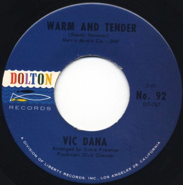Vic Dana - Warm And Tender / Shangri-La