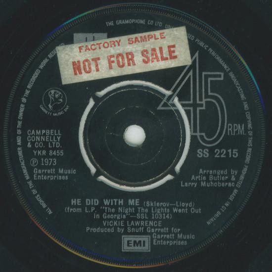Vicki Lawrence - He Did With Me