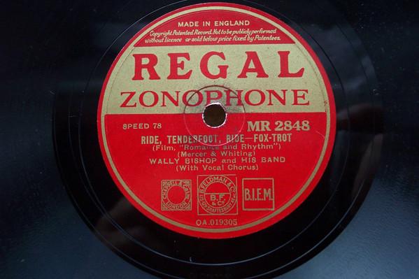 Wally Bishop And His Orchestra - Ride, Tenderfoot, Ride / Beside A Moonlight Stream