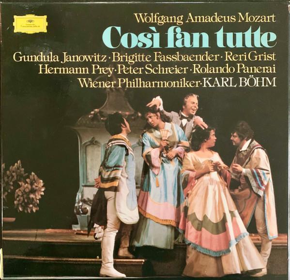 Wolfgang Amadeus Mozart, Gundula Janowitz, Brigitte Fassbaender, Reri Grist, Hermann Prey, Peter Schreier, Rolando Panerai, Wiener Philharmoniker, Karl Böhm - Così Fan Tutte